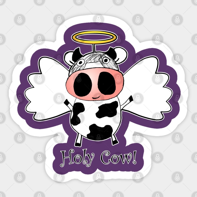 Holy Cow Sticker by triggerleo